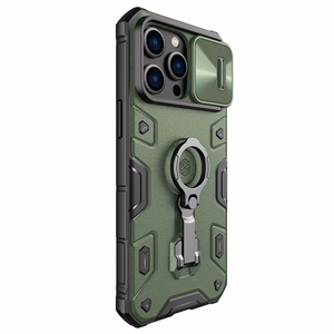Futrālis Nillkin CamShield Armor Pro Apple iPhone 14 Pro Max green