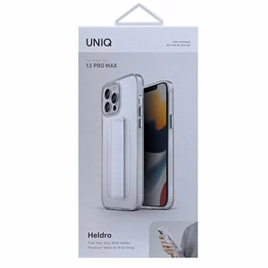Uniq Heldro viedtālruņa apvalks iPhone 13 Pro Max - caurspīdīgs