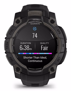 Garmin Instinct 3 AMOLED viedpulkstenis melns