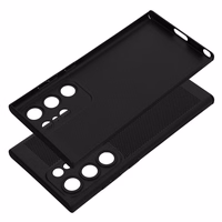 BREEZY viedtālruņa apvalks SAMSUNG S23 Ultra melns