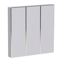 Skārienjutīgs ZigBee gaismas slēdzis Avatto TS60-EU-W3 trīskāršs TUYA (balts)