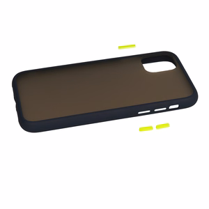 Vennus Color Button Bumper for Samsung Galaxy A20S Navy