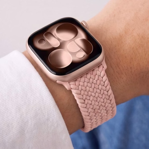TECH-PROTECT NYLONMAG APPLE WATCH 4 / 5 / 6 / 7 / 8 / 9 / SE / ULTRA 1 / 2 (42 / 44 / 45 / 49 MM) PŪDERI ROZĀ