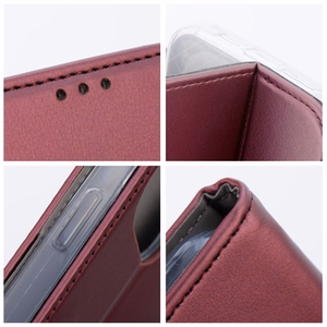 SMART MAGNETO grāmatas tipa viedtālruņa apvalks REALME NOTE 70 bordo