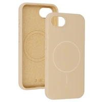 Magnētisks plānais silikona viedtālruņa apvalks Iphone 16e (m) - brūns