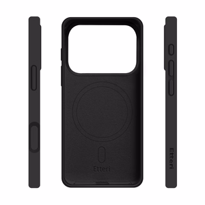 Etteri Silikona Mag maciņš for iPhone 17 Pro melns