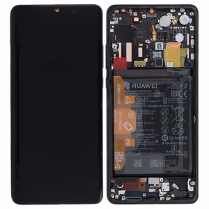 LCD screen Huawei P30 PRO ar touch screen un frame un baterija Melns original (used Grade A)