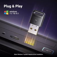 Bluetooth adapteris Ugreen CM748 Bluetooth 5.4 (35058) melns