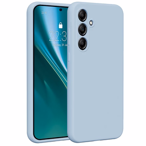 Etteri silikona viedtālruņa apvalks Samsung Galaxy A35 5G gaiši zils