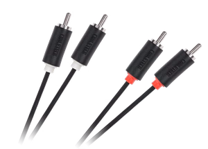 Cabletech Standard 2 RCA–2 RCA kabelis, 1 m