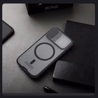 Nillkin CamShield Pro MagSafe saderīgs apvalks iPhone 17 - caurspīdīgs melns