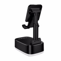 Borofone Portatīvais Bluetooth skaļrunis BR200 Marea 3 in 1 ar turētāju un 1500 mAh barošanas bloku melns