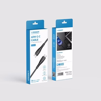 VEGER kabelis Type uz Type C PD 3A 60W V106 1,2 m melns