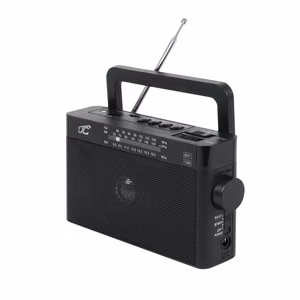 LTC portable radio SONA, Bluetooth, USB, TF, melns