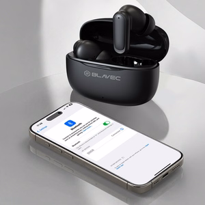 Blavec Bluetooth TWS наушники BW-08 Speak AI с живым переводом (BW08SA-B) чёрные