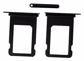 SIM card holder priekš iPhone 8/SE 2020/SE 2022 melns original (used Grade A)