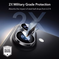 ESR Armorite kameras vāciņš iPhone 16 / 16 Plus / 17 - caurspīdīgs