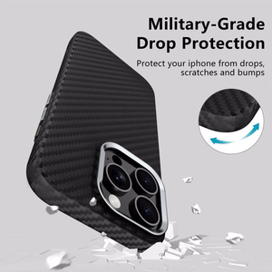 Tech-Protect Ion Carbon Magnētiskais viedtālruņa apvalks iPhone 16 Pro Max - melns/pelēks