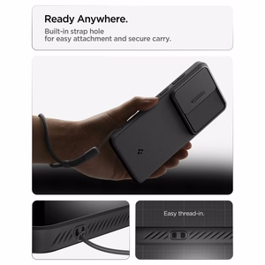 Spigen Optik Armor maciņš priekš Samsung Galaxy S26 Ultra melns