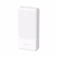 Dudao K10Pro portatīvais lādētājs 2.4A 20000mAh 2 x USB-A - balts
