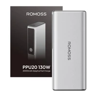 Romoss PPU20 20000mAh 130W portatīvais lādētājs (sudraba)