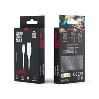 Kabelis USB - USB-C 1,0 m 1A balts
