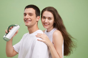 Oclean W10 mutes dobuma irigators, zaļš, 2 uzgaļi