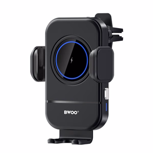 BWOO Automatic 15W Bezvadu Lādētājs Car Turētājs ZJ137