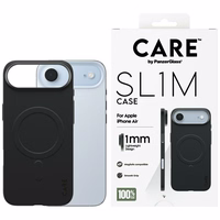 CARE by PanzerGlass SL1M MagSafe macins iPhone Air - melns