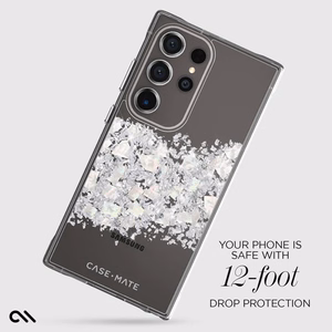 Case-Mate Karat vāciņš ierīcei Samsung Galaxy S24 Ultra, rotāts ar perlamutru, “A Touch of Pearl”
