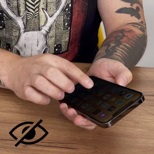 Wozinsky Privacy Glass rūdītais stikls iPhone 14 Plus / 13 Pro Max ar privātuma filtru