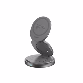 Forever MAWC-200 magnētiskais bezvadu lādētājs 15W pelēks 3in1