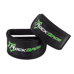 Rockbros GZT1001BK velosipēda pedāļu siksnas, 2 gab. - melnas