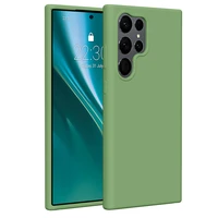 Etteri silikona viedtālruņa apvalks Samsung Galaxy S23 Ultra - gaiši zaļais