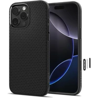 Viedtālruņa apvalks Spigen Liquid Air ”T” MagSafe iPhone 16 Pro Max - matēts melns