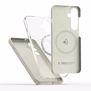 Tech-Protect Silikona MagSafe Maciņš for Samsung Galaxy S26 - bēšs