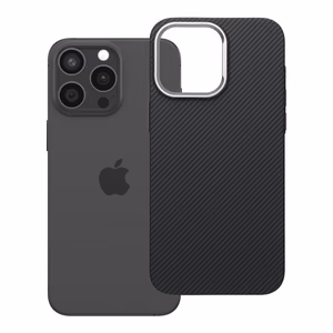 Ar MagSafe saderīgs K-Look maciņš iPhone 15 PRO MAX, melns