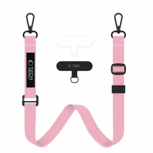 TECH-PROTECT C6S virves crossbody siksniņa gaiši rozā