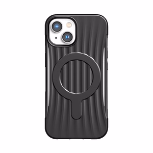 Raptic X-Doria Clutch viedtālruņa apvalks iPhone 14 ar Magnētisko melnu aizmugurējo pārklājumu