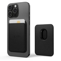 Tech-Protect MagWallet Magnētiskais viedtālruņa apvalks ar universālu magnētisko karšu vai dokumentu turētāju - melns