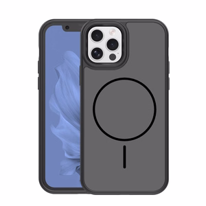 Чехол Frame Thin Mag для iPhone 12 12 Pro 6,1" чёрный