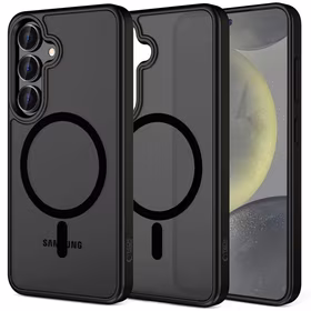 Tech-Protect MagMat MagSafe viedtālruņa apvalks Samsung Galaxy S25 FE - matēta melna