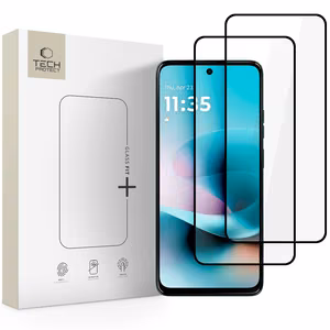 Tech-Protect Glass Fit+ Закалённое стекло 2 шт. для Motorola Moto G57 / G57 Power / G67 Power - чёрный