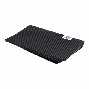 Plēve aizmugurējam vākam 180 x 120 mm 10 gab. - karbons