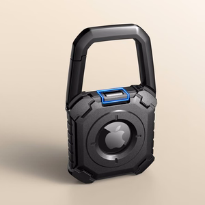 Tech-Protect Kevlar apvalks Apple AirTag 1/2 - melns