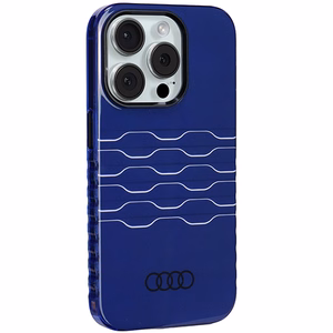 Audi IML MagSafe viedtālruņa apvalks iPhone 15 Pro - zils