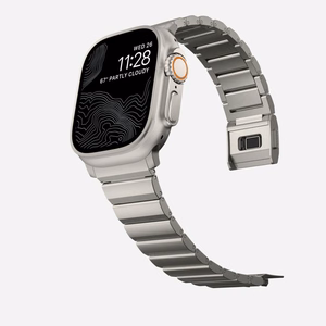 Tech-Protect SteelBand для Apple Watch 4 / 5 / 6 / 7 / 8 / 9 / SE / Ultra 1 / 2 (42/44/45/49 mm) - титановый