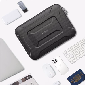 Tech-Protect Ranger-X taktiskais portatīvā datora apvalks 15–16" - melns