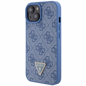 Guess GUHCP15SP4TDSCPB iPhone 15 6.1" zils/zils cietais viedtālruņa apvalks Crossbody 4G Metal Logo