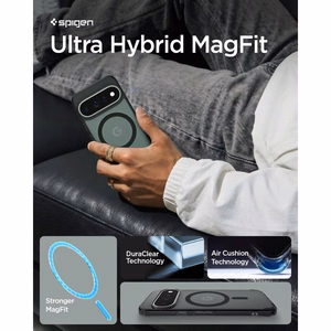 Spigen Ultra Hybrid Mag MagSafe vāciņš Google Pixel 11 Pro – melns un pelēks